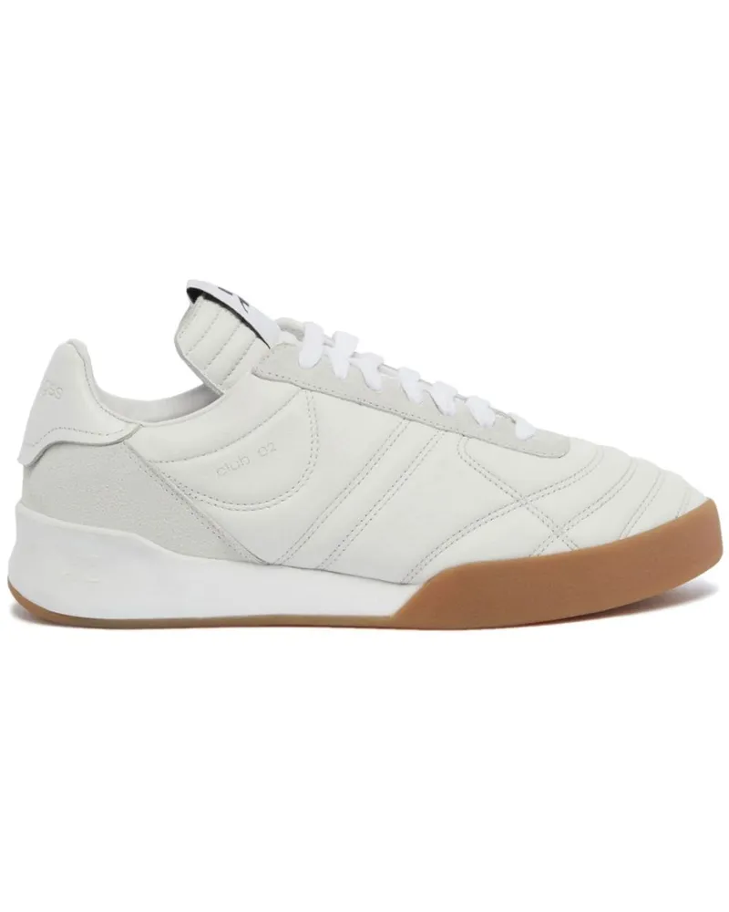 Courrèges Club 02 Ledersneakers Weiß