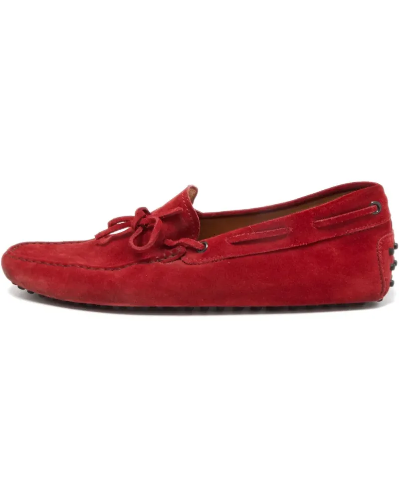 TOD'S Loafer aus Wildleder - Rot Rot