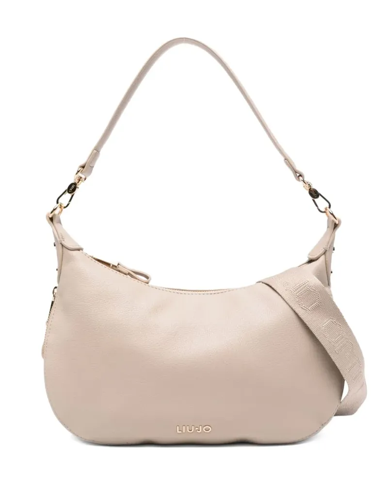 Liu Jo Schultertasche mit Logo - Nude Nude