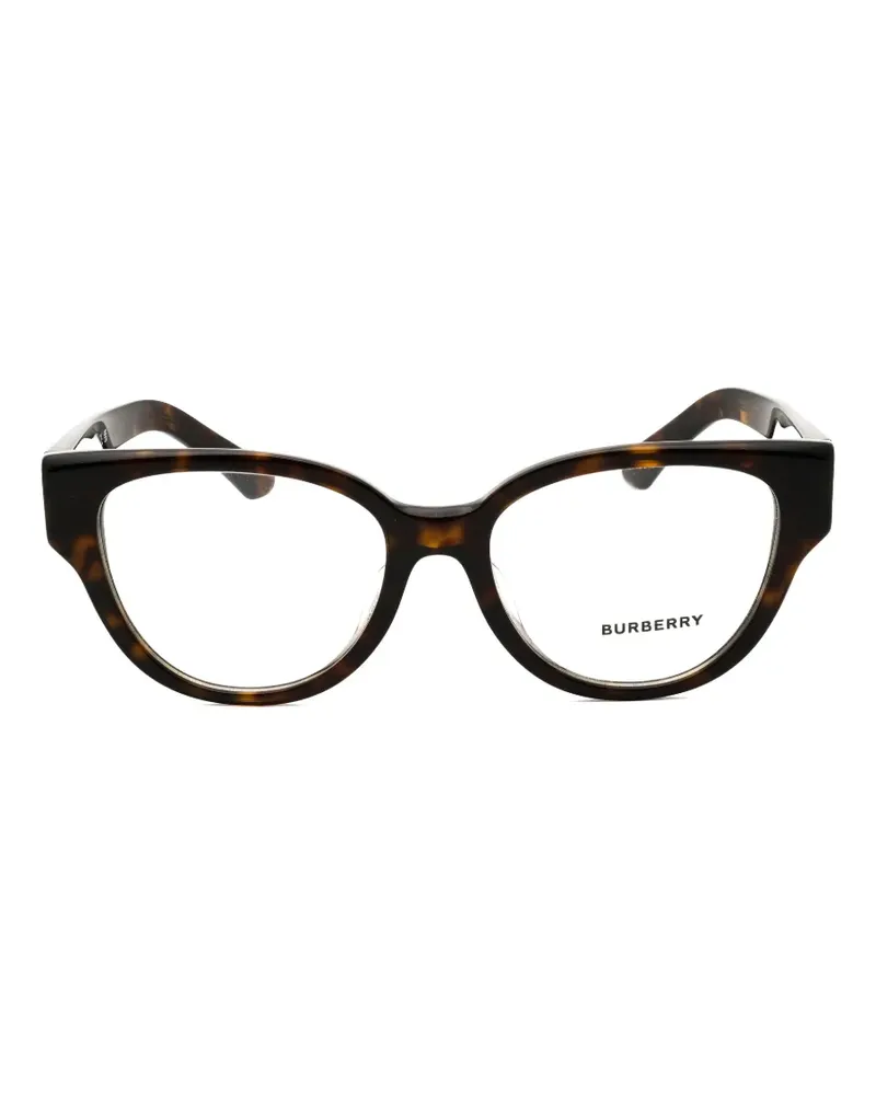 Burberry Brille mit rundem Gestell - Braun Braun
