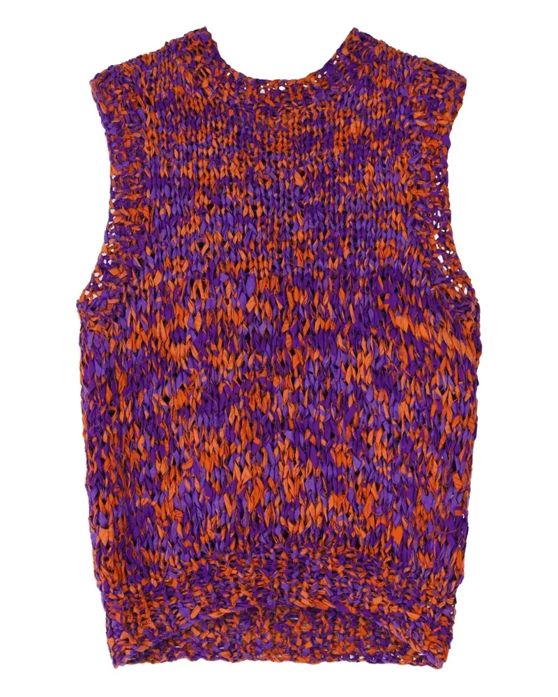 Dries van Noten Ärmelloser Pullunder - Violett Violett