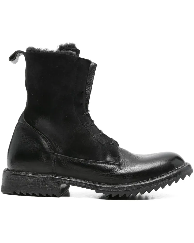 Moma Rick Schnürstiefel - Schwarz Schwarz
