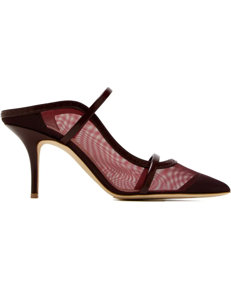 Malone Souliers Mesh-Mules mit spitzer Kappe 70mm - Rot Rot
