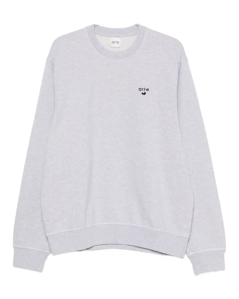 Arte Antwerp logo-embroidered sweater - Grau Grau