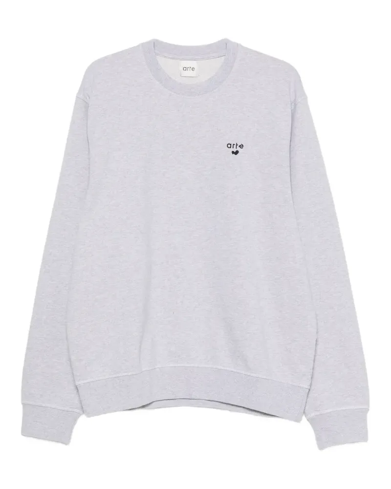 Arte Antwerp logo-embroidered sweater - Grau Grau