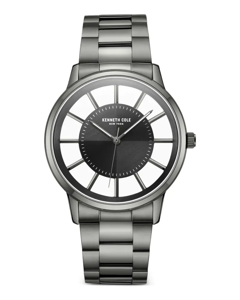 Kenneth Cole Armbanduhr mit Kettenarmband 44mm - Schwarz Schwarz