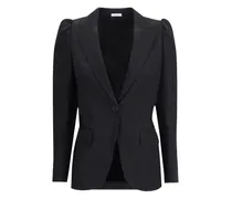 Blazer mit Statement-Schultern - Schwarz
