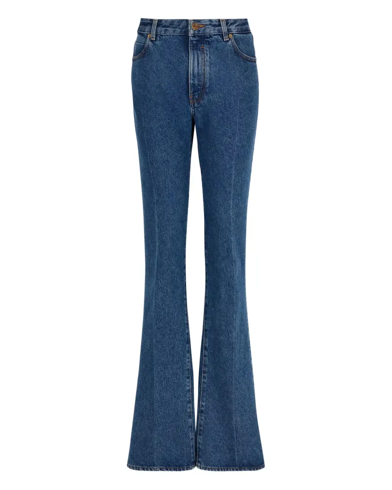 Balmain Ausgestellte Jeans - Blau Blau