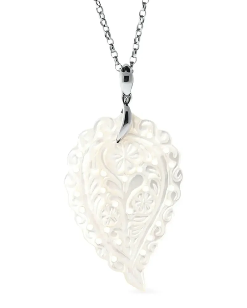 TAMARA COMOLLI India mother of pearl pendant - Silber Silber