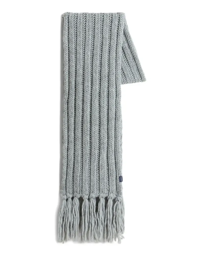 Woolrich chunky ribbed-knit scarf - Grau Grau