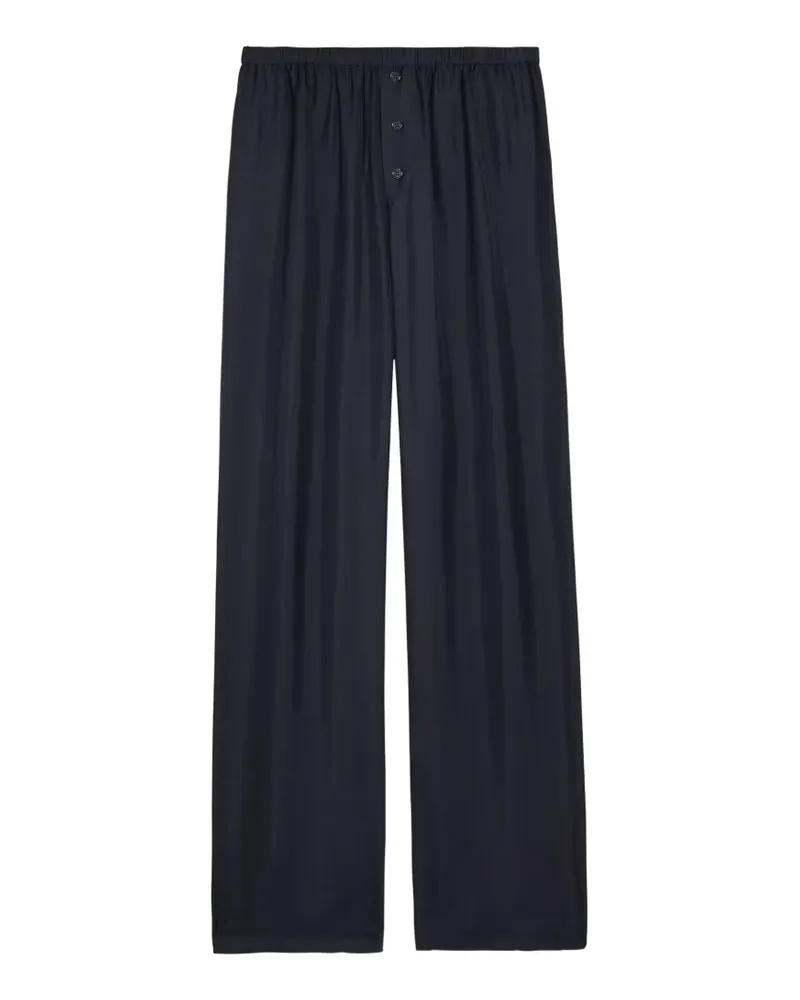 Róhe Hose mit Zierknöpfen - Schwarz Schwarz