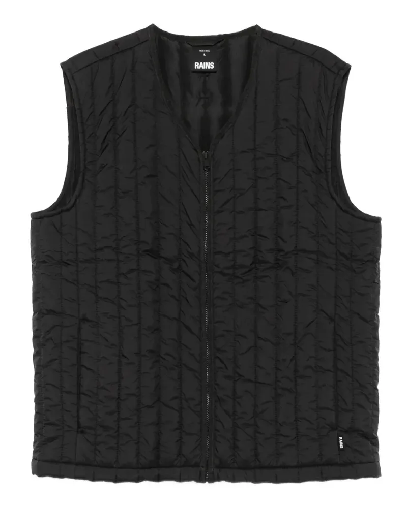 RAINS Banja Liner quilted gilet - Schwarz Schwarz