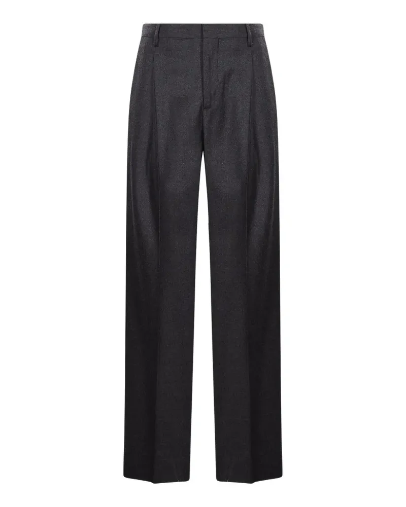 Briglia 1949 Weite Hose mit Bügelfalten - Grau Grau