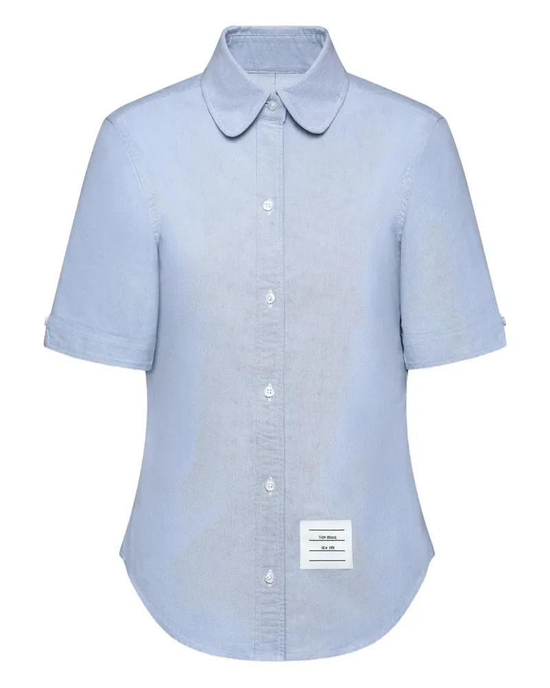 Thom Browne Hemd mit kurzen Ärmeln - Blau Blau