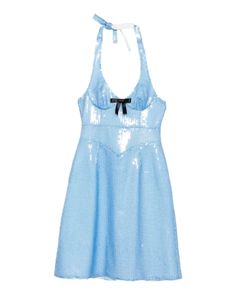 SHUSHU/TONG sequin-embellishment midi dress - Blau Blau