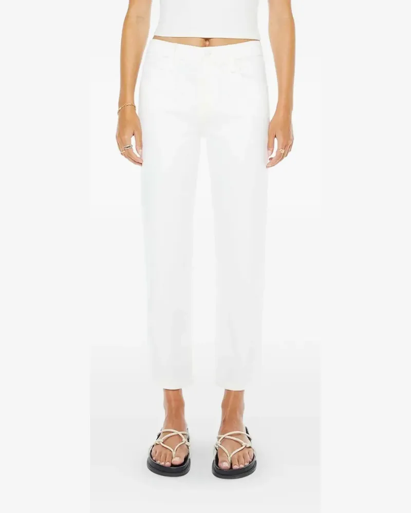 Mother The Newbie ankle jeans - Weiß Weiß