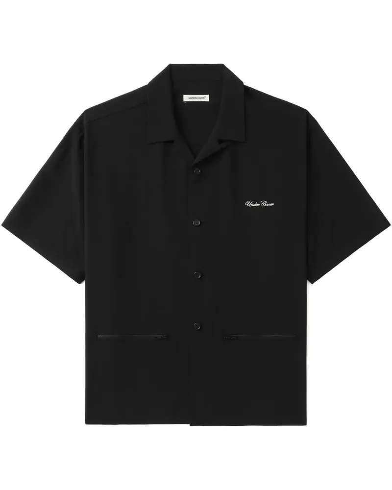 Undercover Hemd mit Logo-Stickerei - Schwarz Schwarz