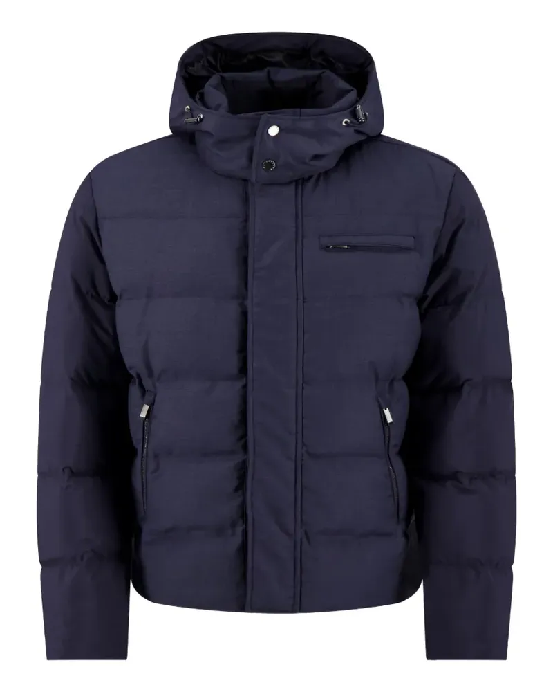 Paul & Shark hooded quilted jacket - Blau Blau