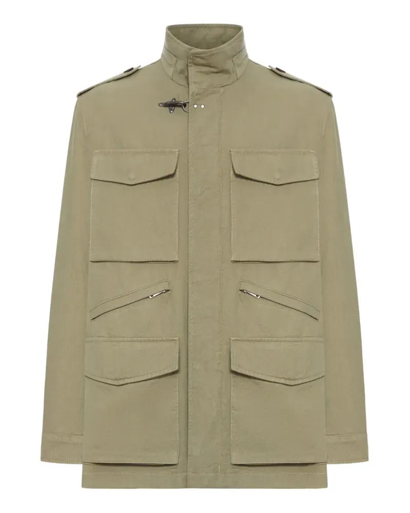 Fay Jacke mit aufgesetzten Taschen - Grün Grün
