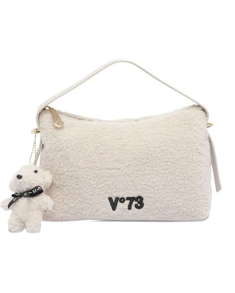 V°73 Tote Bag mit Teddy-Anhänger - Nude Nude