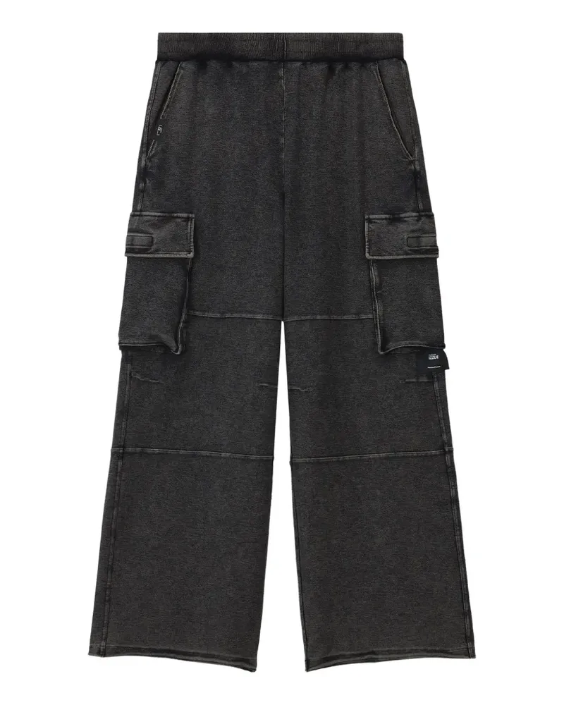 Izzue faded-effect cargo pants - Schwarz Schwarz
