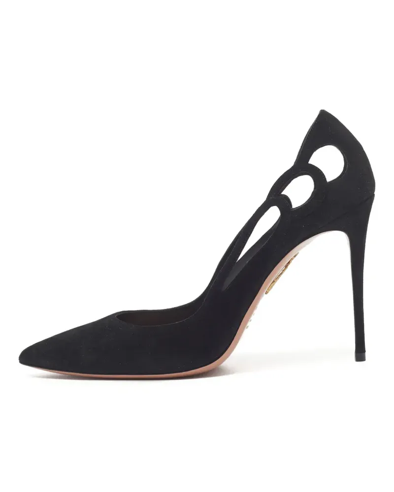 Aquazzura Spitze Fenix Pumps - Schwarz Schwarz