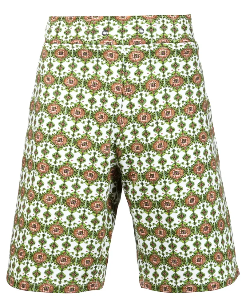 Givenchy Bermudas mit persischem Print - Weiß Weiß