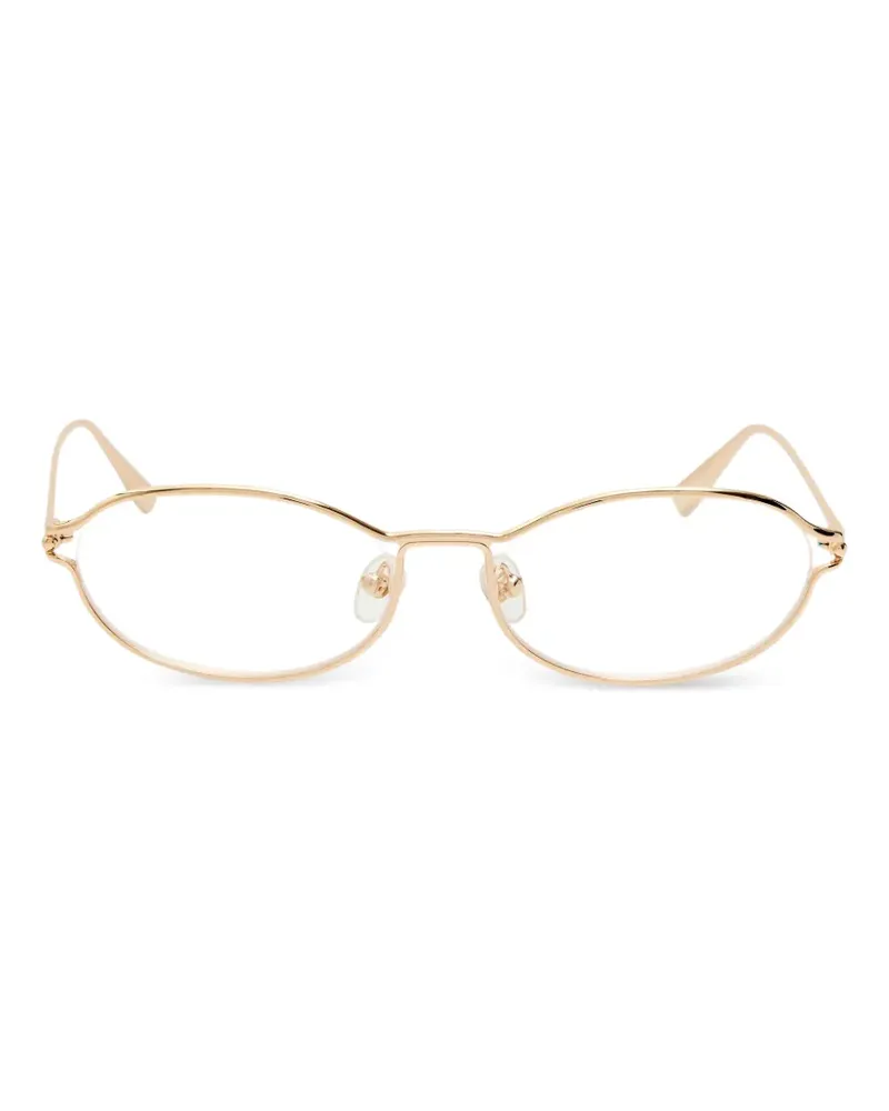 Jacquemus Brille mit geometrischem Gestell - Gold Gold