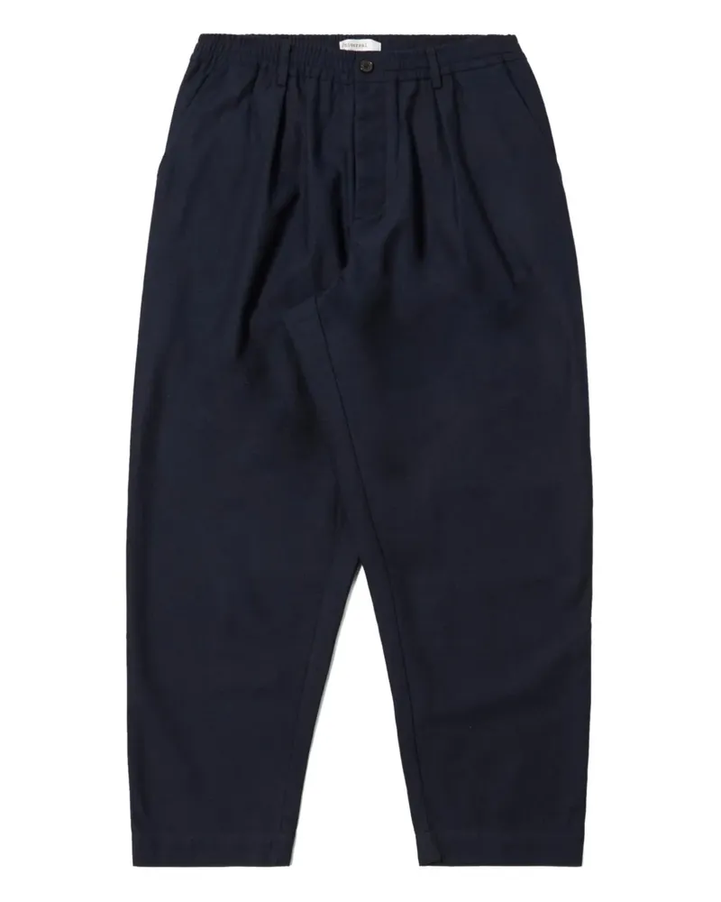 Universal Works Plissierte Hose mit Stretchbund - Blau Blau