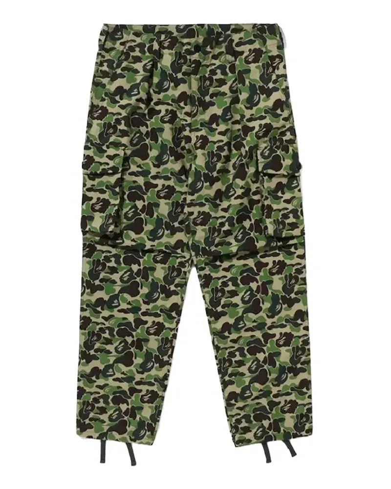 BAPE x OVO Cargohose mit Camouflage-Print - Grün Grün