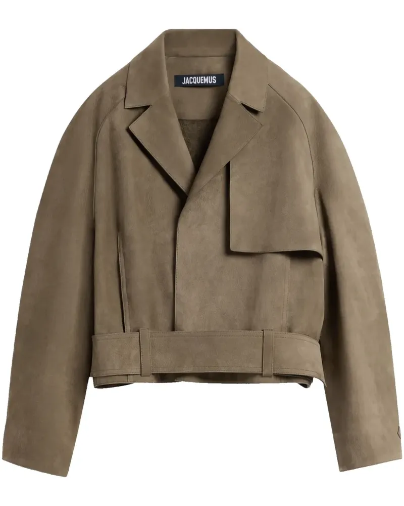 Jacquemus The Cabana Lederjacke - Braun Braun