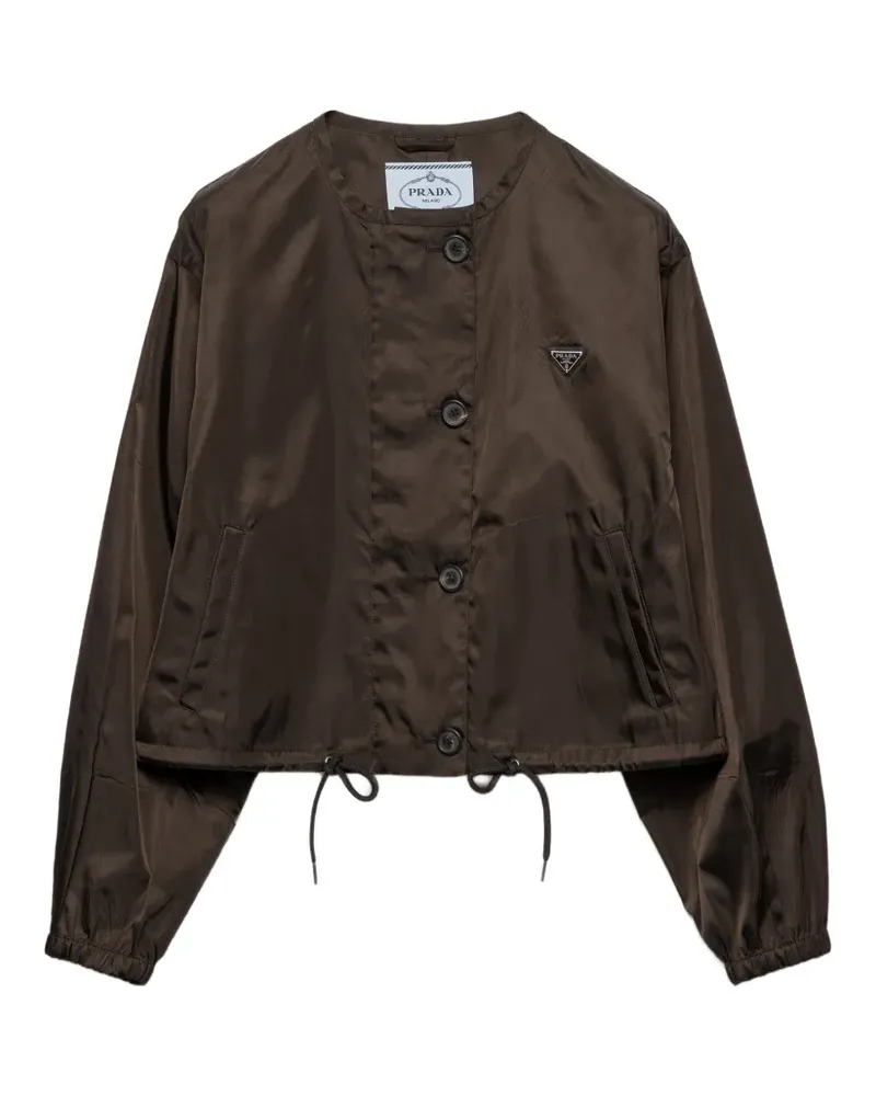 Prada Jacke aus Re-Nylon - Braun Braun