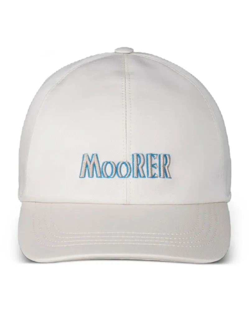 MOORER Robinson-Si logo-embroidered baseball cap - Nude Nude