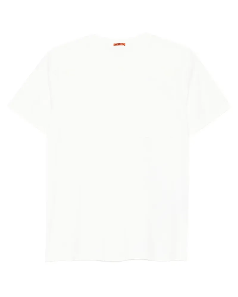 BARENA T-Shirt mit kurzen Ärmeln - Weiß Weiß