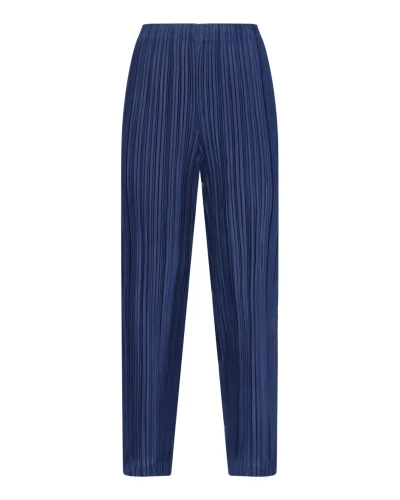 Issey Miyake pleated trousers - Blau Blau