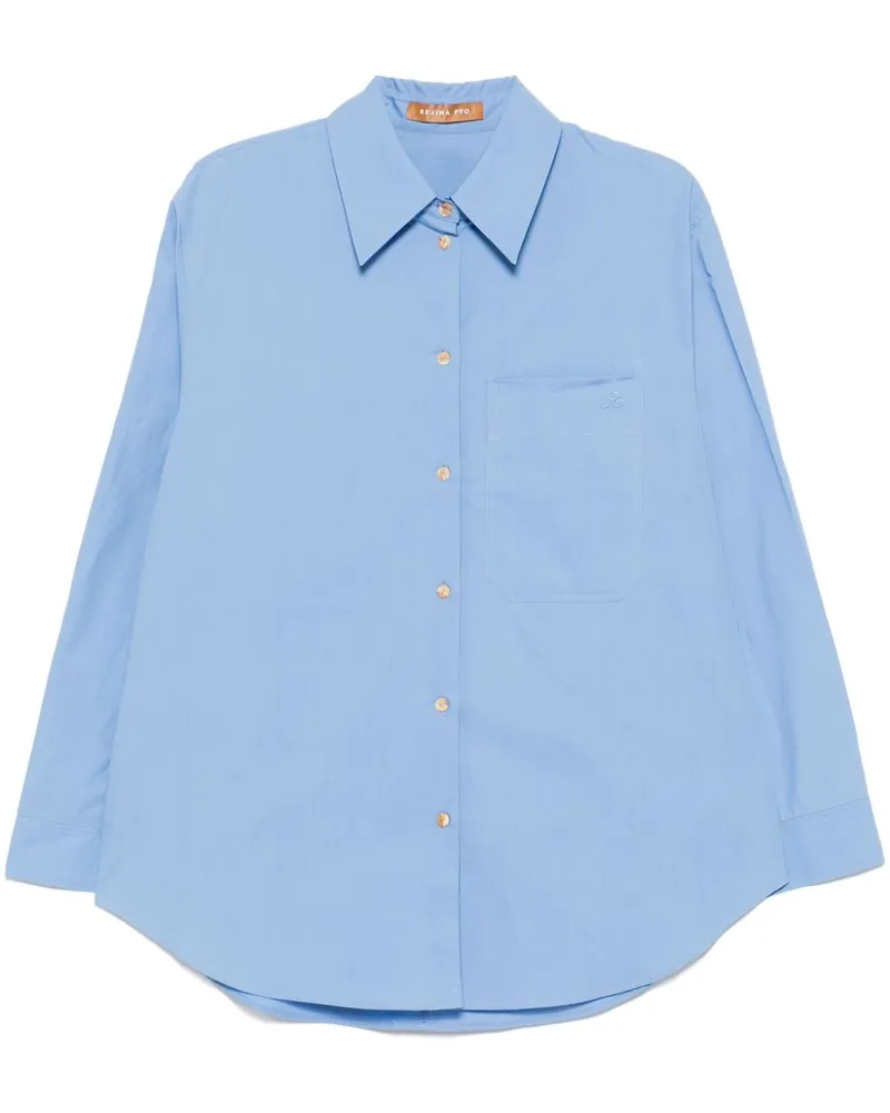 REJINA PYO Caprice Hemd - Blau Blau