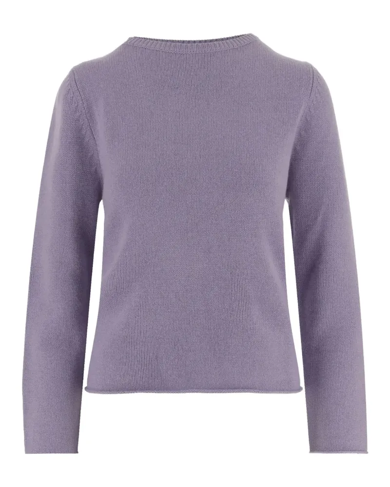 ALLUDE Pullover mit Rundhalsausschnitt - Violett Violett
