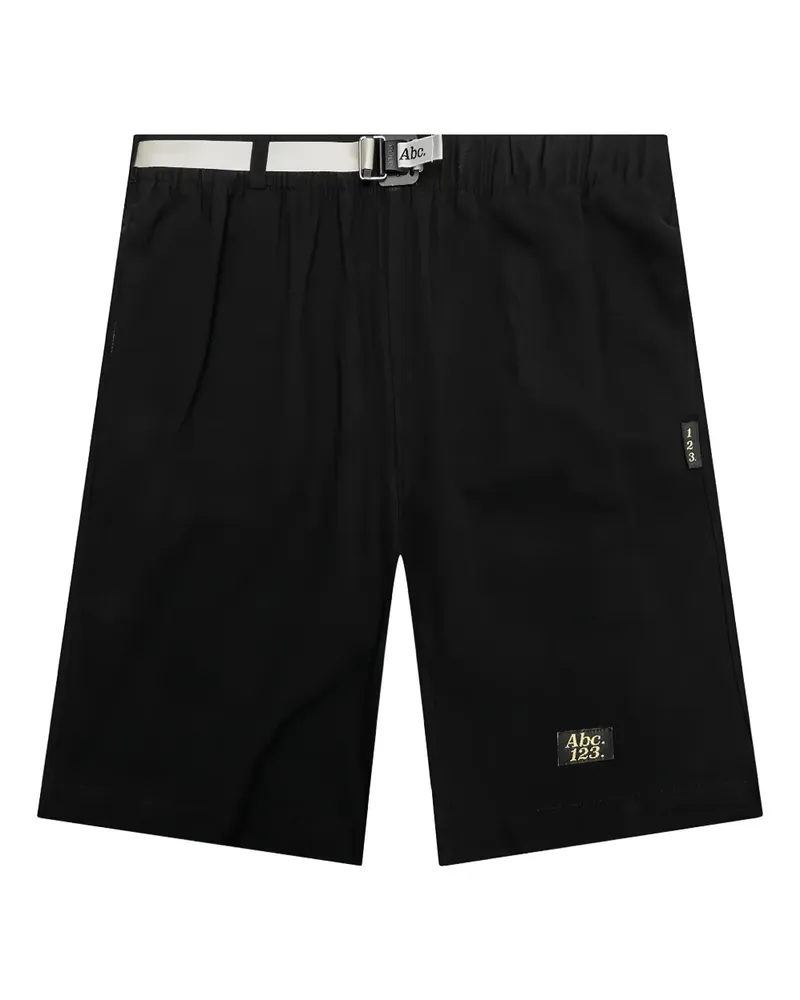 Abc. Shorts mit Gürtel - Schwarz Schwarz