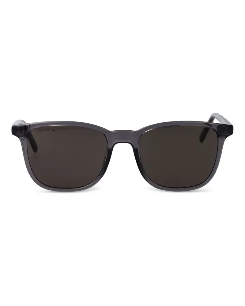 Lacoste Sonnenbrille mit eckigem Gestell - Schwarz Schwarz