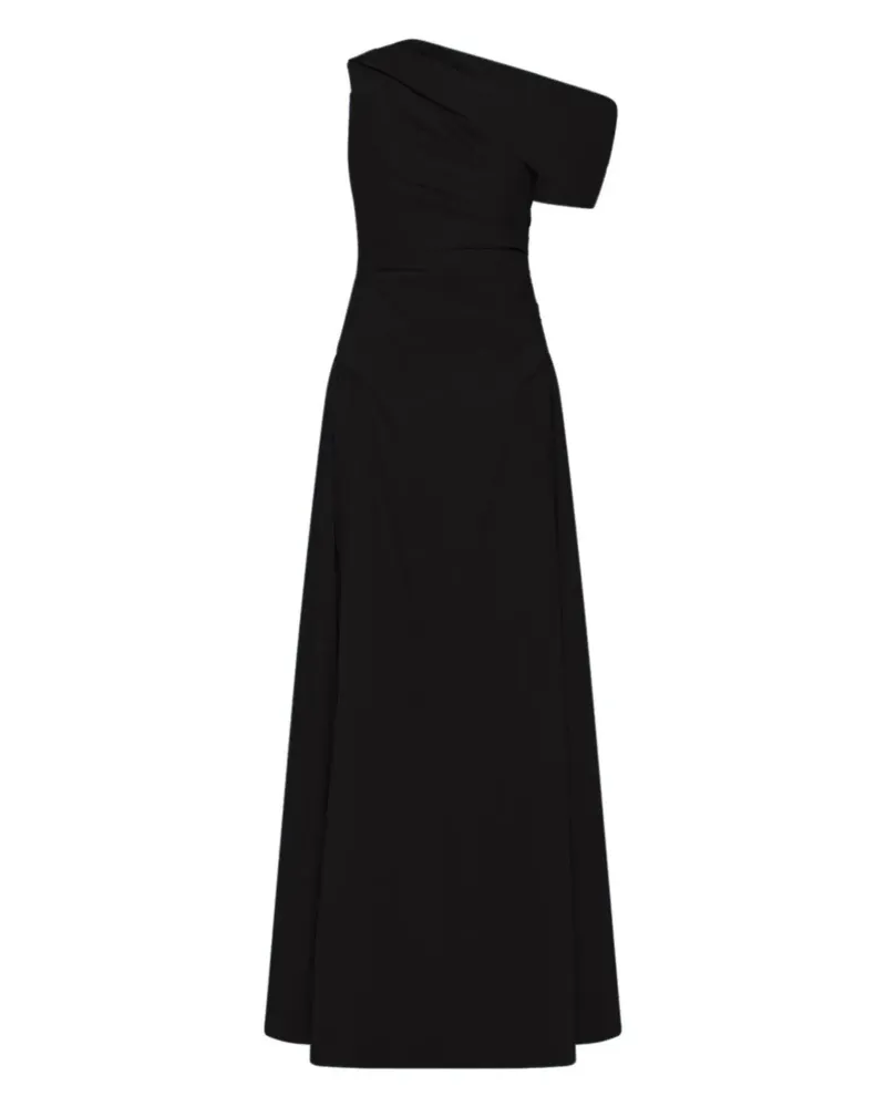 Rachel Gilbert Asymmetrisches Abendkleid - Schwarz Schwarz