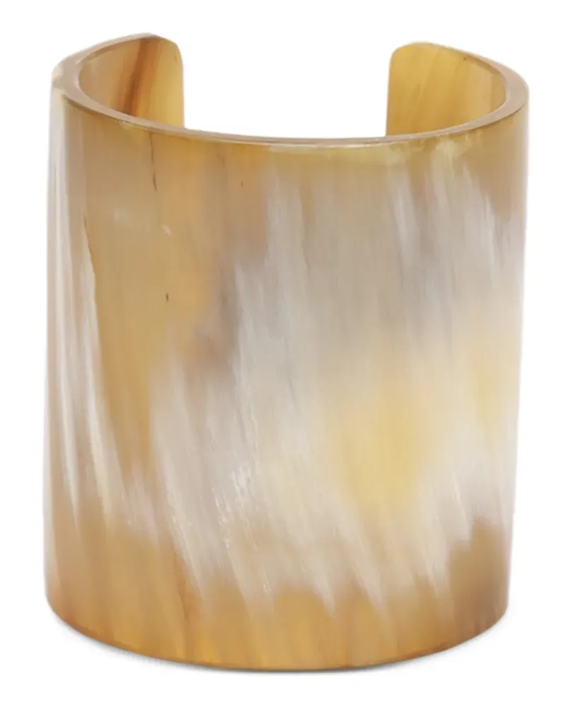 Liviana Conti Sandara marbled-effect cuff bracelet - Nude Nude