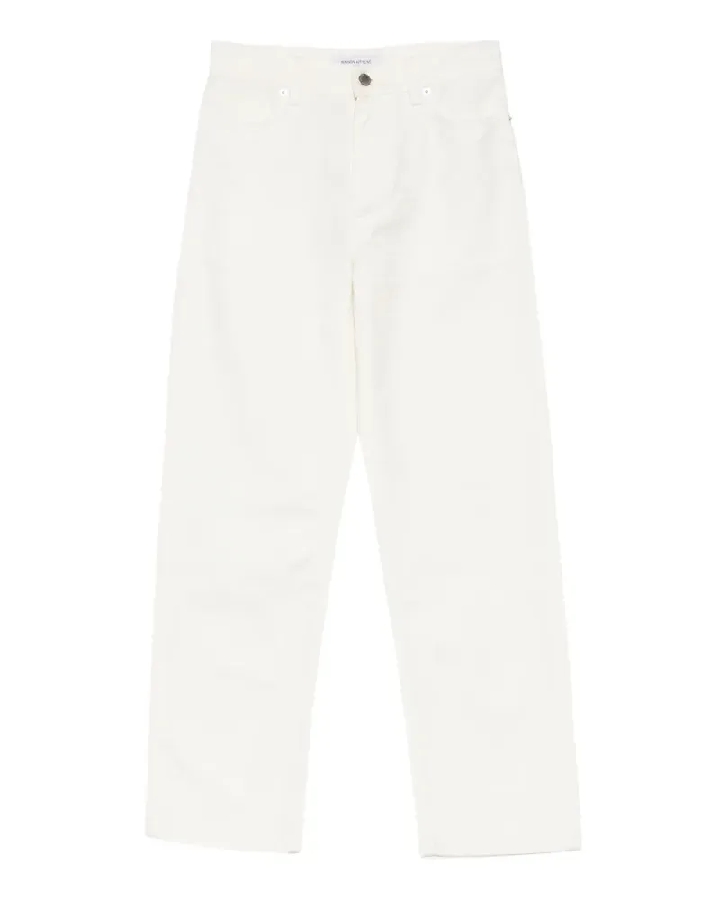 Kitsuné straight-leg jeans - Weiß Weiß