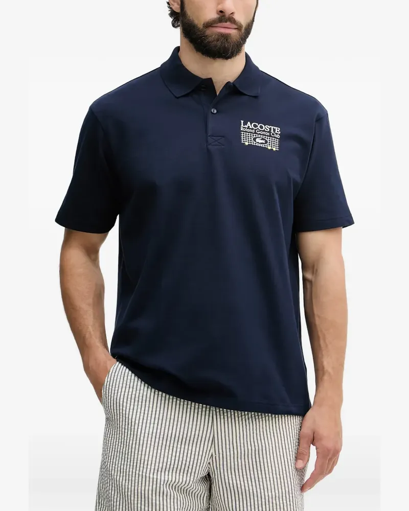 Lacoste Roland-Garros Club cotton polo shirt - Blau Blau