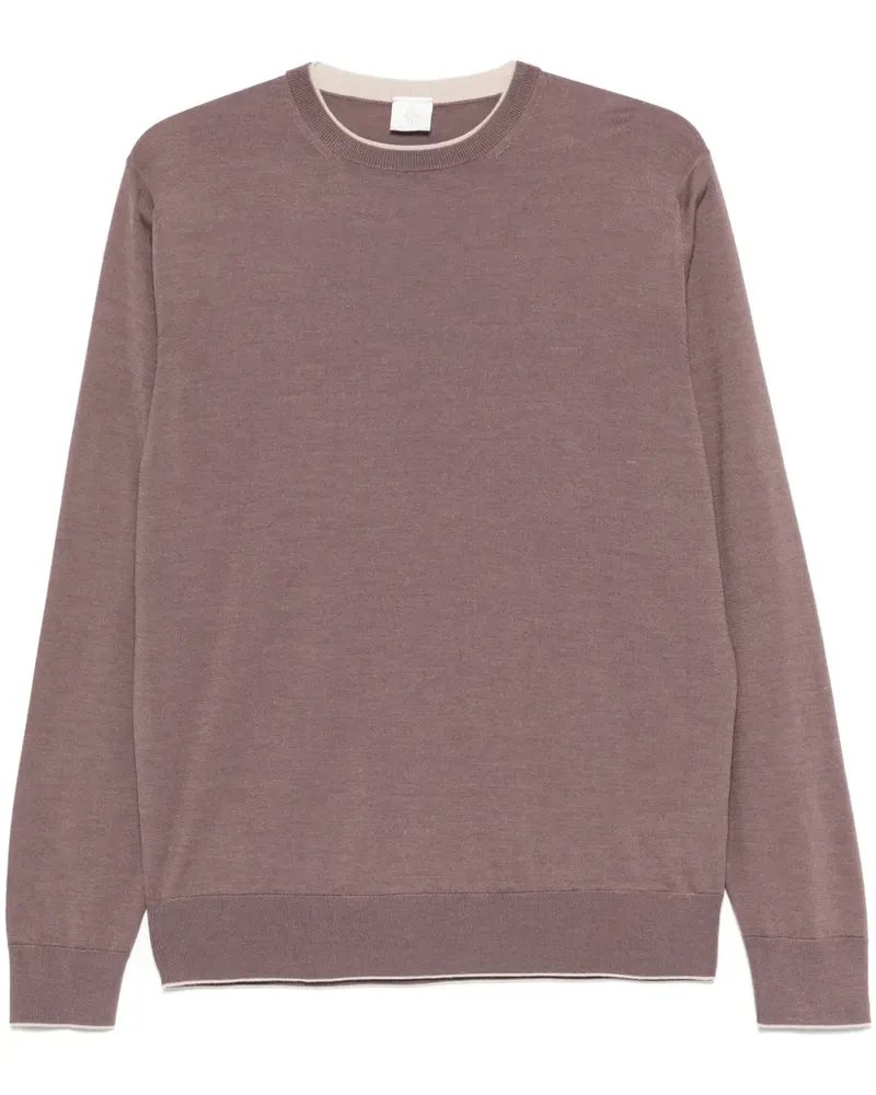 Eleventy Pullover mit Rundhalsausschnitt - Violett Violett