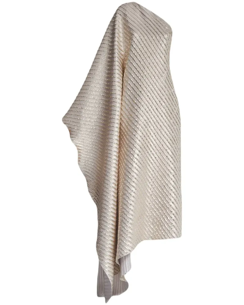 Taller Marmo Metropolis Lurex-Maxikleid - Nude Nude