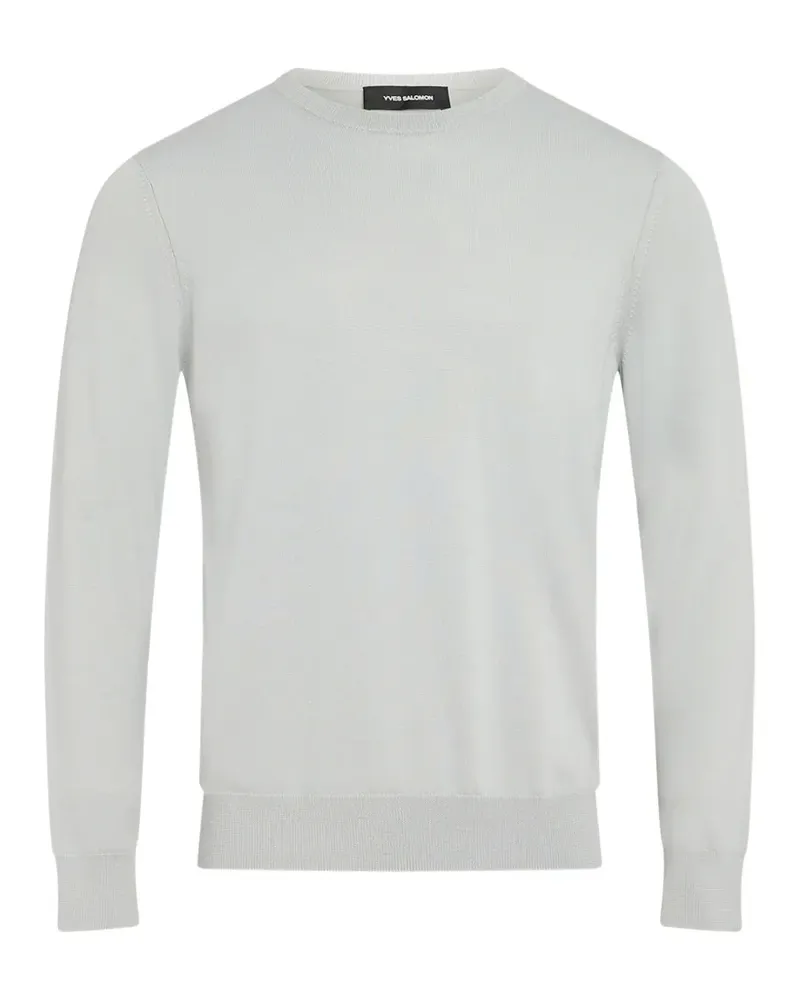 Yves Salomon Pullover mit Rundhalsausschnitt - Grau Grau