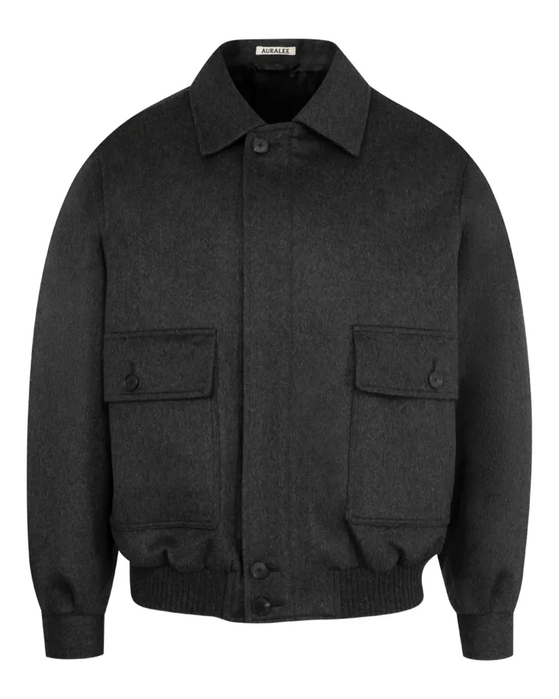 AURALEE Bomberjacke aus Kaschmir - Schwarz Schwarz