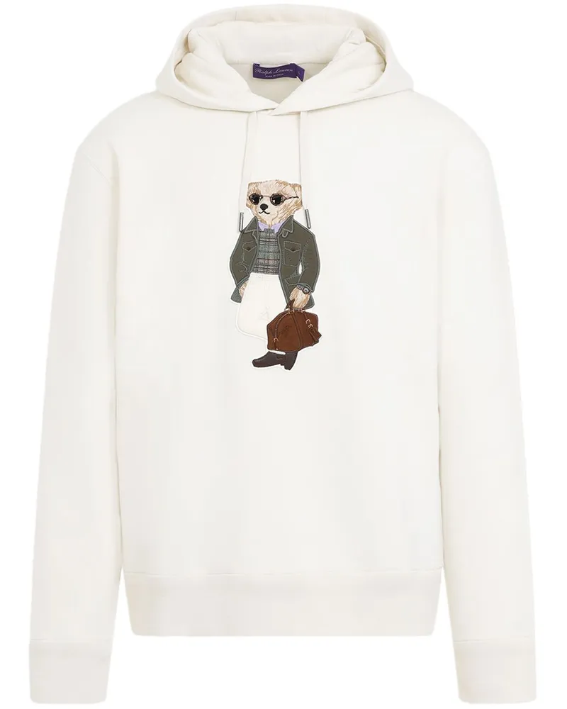 Ralph Lauren Hoodie mit Teddy-Print - Nude Nude