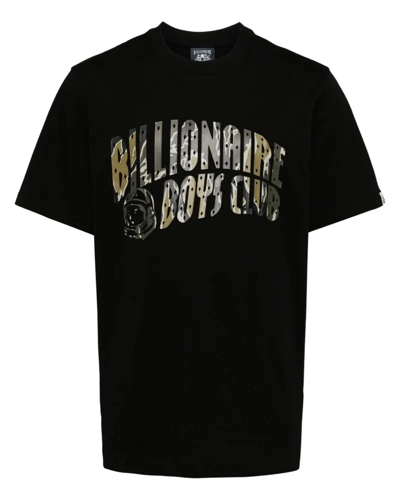Billionaire Boys Club CAMO ARCH T-Shirt mit Logo - Schwarz Schwarz