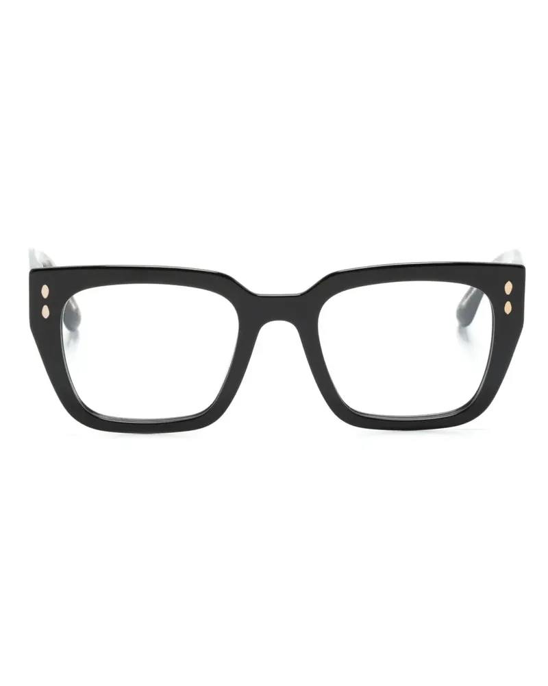 Isabel Marant Brille mit eckigem Gestell - Schwarz Schwarz